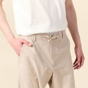 Bermuda droit beige homme