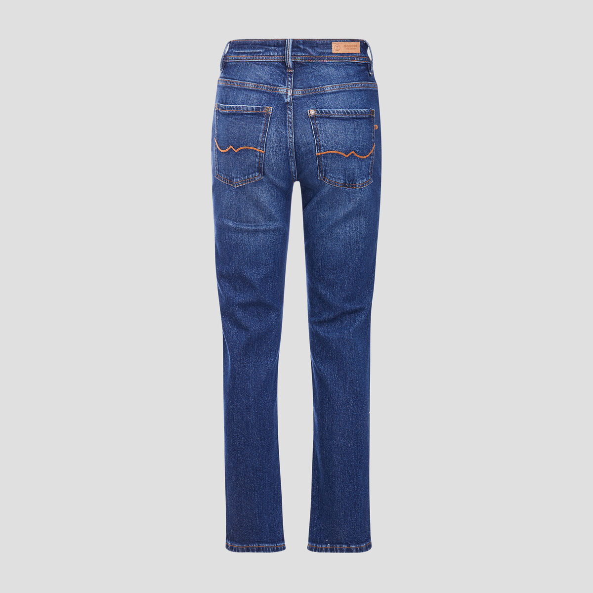 Jeans regular denim brut femme