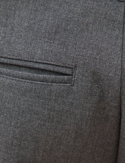 Pantalon droit longueur 32 gris fonc&eacute; homme