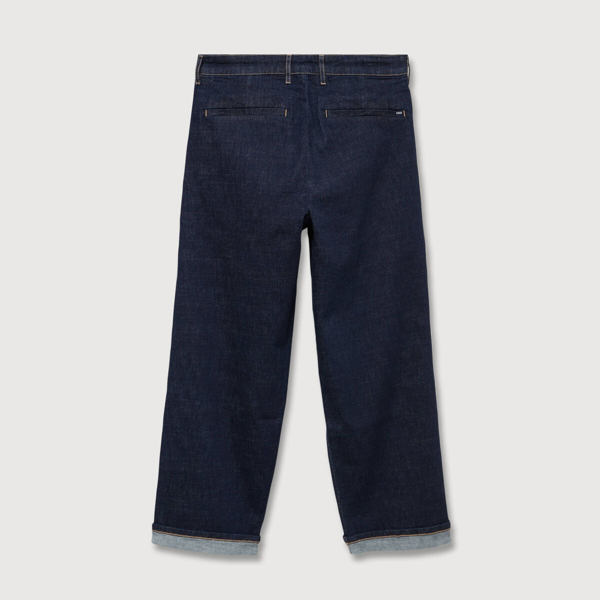 Jeans loose longueur 32 denim brut clean homme