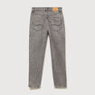 Jeans mom 7/8&egrave;me denim gris femme