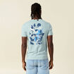 T-shirt manches courtes bleu gris homme