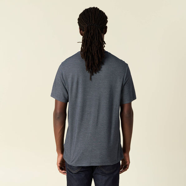 T-shirt manches courtes bleu marine homme