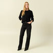 Gilet manches longues noir femme