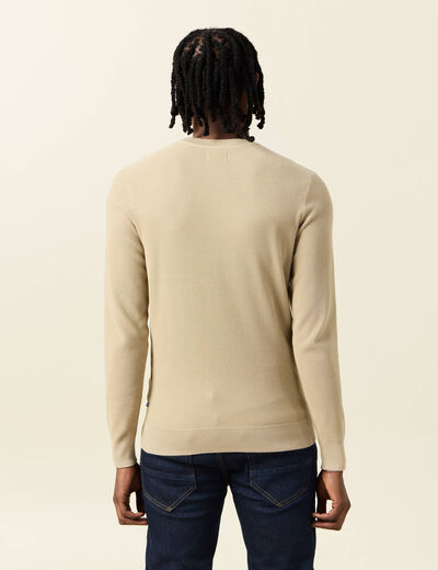 Pull éco-responsable gris homme