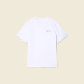 T-shirt manches courtes blanc homme