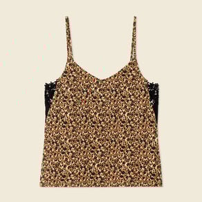 debardeur bretelles fines camel femme Débardeur bretelles fines camel femme