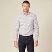 Chemise à manches longues blanc homme