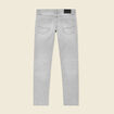 Jeans slim 5 poches denim snow gris homme