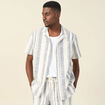 Chemise manches courtes ecru homme
