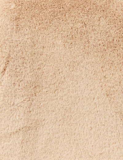 Gilet sans manches doublé beige femme