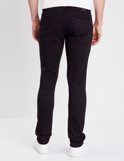Jeans slim denim noir homme