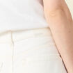 Jeans large éco-responsable denim blanc femme