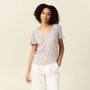 t shirt manches courtes blanc femme T-shirt manches courtes blanc femme
