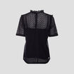 T-shirt manches courtes noir femme
