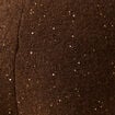 Pantalon large taille haute en maille marron fonc&eacute; femme