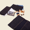 Kit de r&eacute;paration jeans denim brut femme