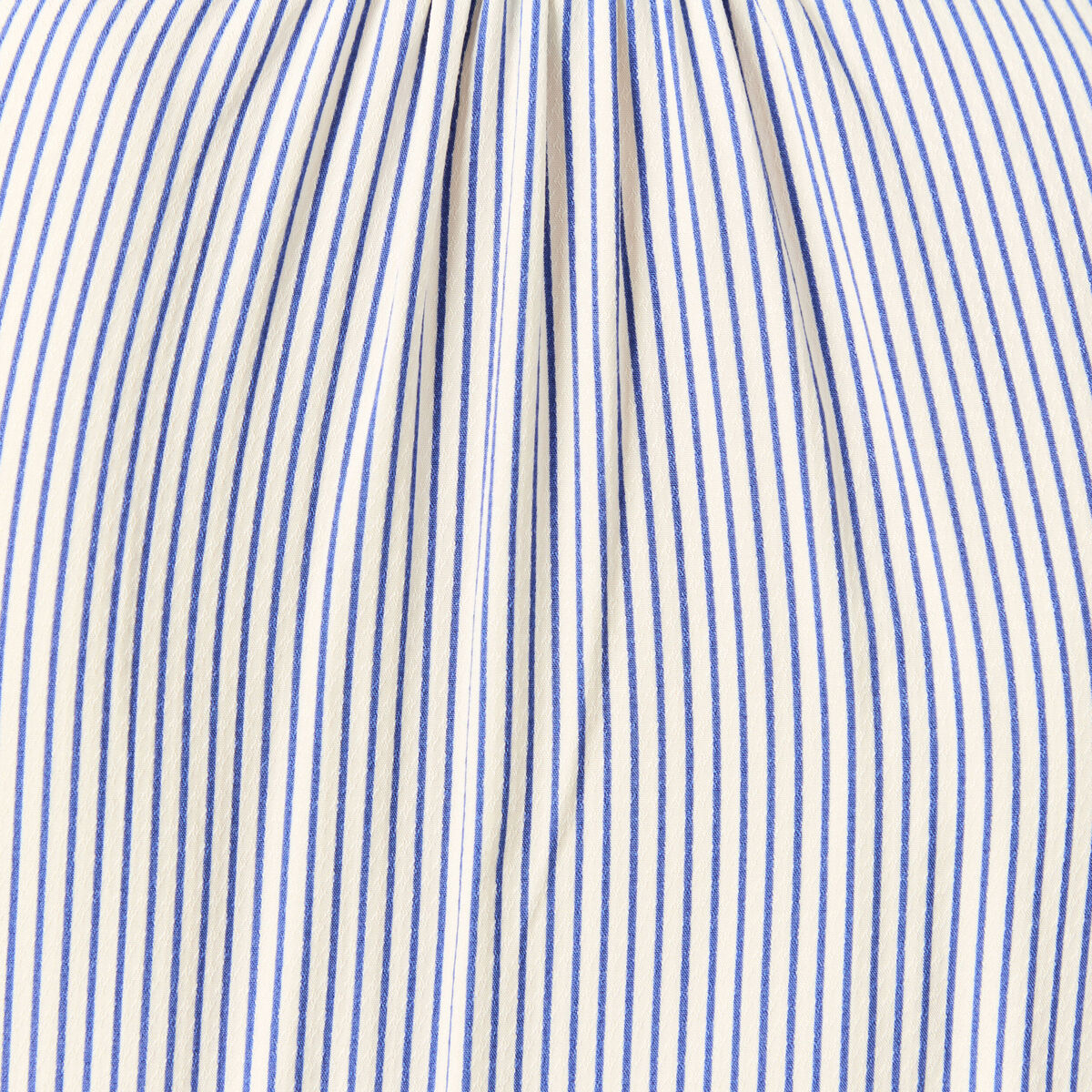 Top sans manches col montant bleu femme
