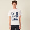 T-shirt manches courtes ecru homme