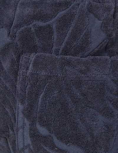 Bermuda large à coulisse bleu marine homme