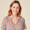 T-shirt éco-responsable ecru femme