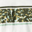 T-shirt coupe droite en coton col rond vert olive homme