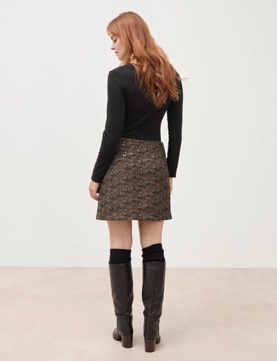 Mini-jupe noir femme