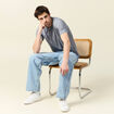 T-shirt éco-responsable bleu marine homme