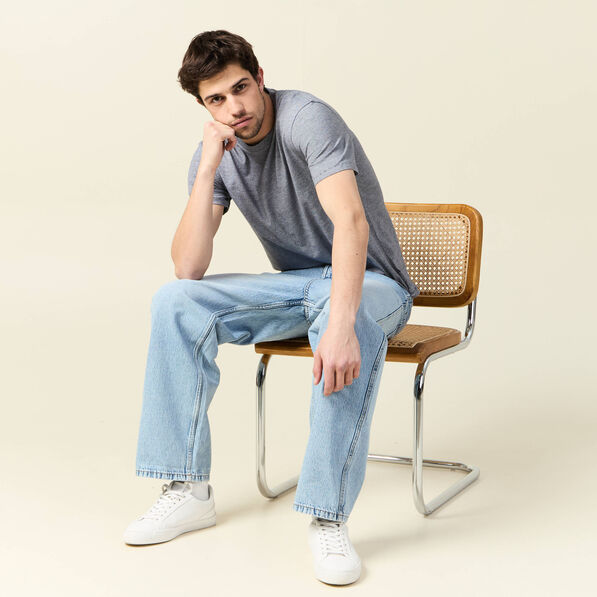 T-shirt éco-responsable bleu marine homme