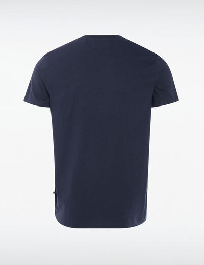 T-shirt Instinct col rond bleu marine homme