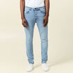 Jeans skinny tapered denim bleach homme