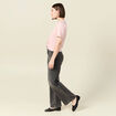 T-shirt éco-responsable rose pastel femme