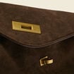 Sac bandouli&egrave;re avec doublure vert kaki femme