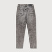 Jeans mom 7/8&egrave;me denim snow gris femme
