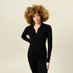T-shirt manches longues noir femme