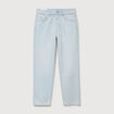 Jeans large longueur 32 en coton denim snow bleach homme
