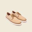 Tennis plates à lacets sable homme