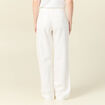 Jeans large éco-responsable denim blanc femme