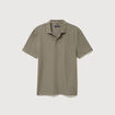 Polo manches courtes vert kaki homme