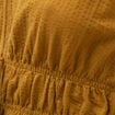 D&eacute;bardeur col v n&oelig;uds en coton vert olive femme