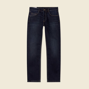 Jeans regular éco-responsable denim brut homme