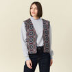 Gilet éco-responsable bleu marine femme