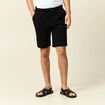 Short droit avec cordon noir homme