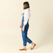 Salopette en denim denim stone femme