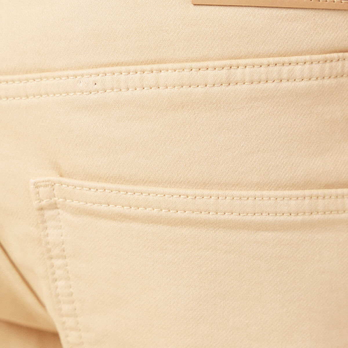 Bermuda droit 5 poches beige homme