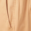 Pantalon large ceinture pinces marron clair femme