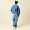 Blouson en jeans manches longues denim double stone homme