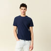 T-shirt manches courtes bleu marine homme