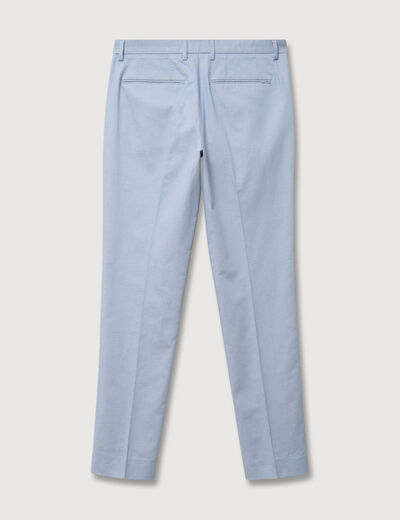 Pantalon chino bleu gris homme