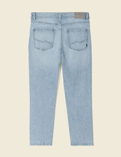 Jeans slim 5 poches denim bleach homme